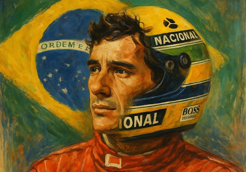 Primeira vitória de Ayrton Senna